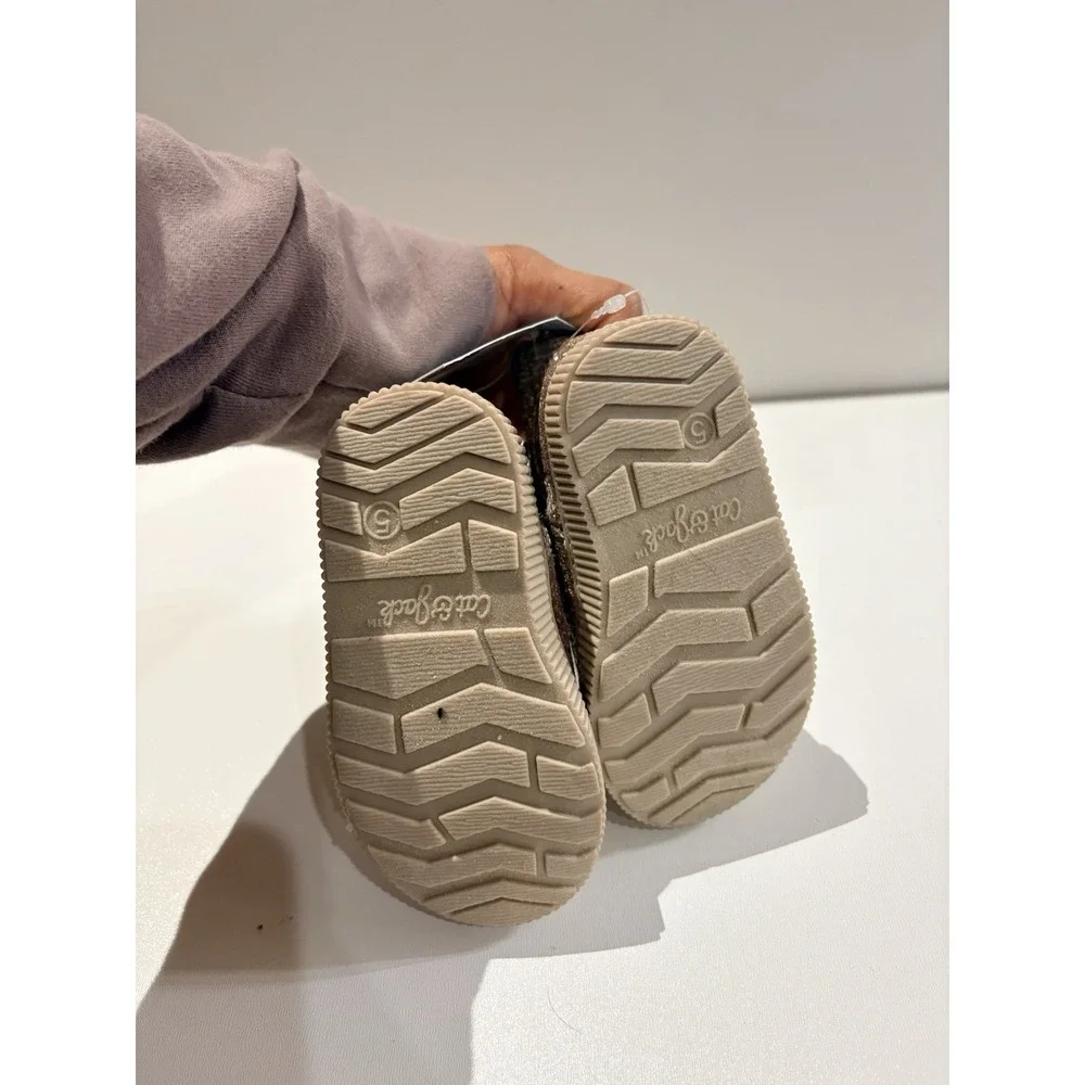 Toddler Arlo Booties - Cat & Jack Gold 5T‎ NWOT